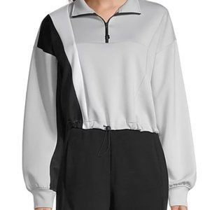 Sports Illustrated Womens Long Sleeve Quarter-Zip Pullover - Arctic Grey  SIZE S